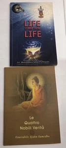 Lotto 2 Libri Le Quattro Nobili Verità / Life Comes From Life - Foto 1 di 1