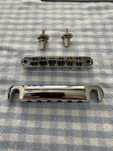 Gibson Les Paul Tone Pros Nashville Bridge and Stop Bar - Chrome - Picture 1 of 2