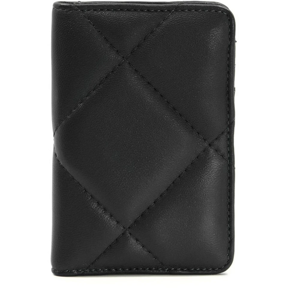 Dune Knightsbridge Card Holder Black Leather  Bespoke embossed logo, Stud faste - Image 1 of 1