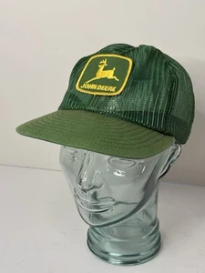 Cappello camionista snapback berretto a sfera John Deere verde, Louisville Mfg Co. - Foto 1 di 7