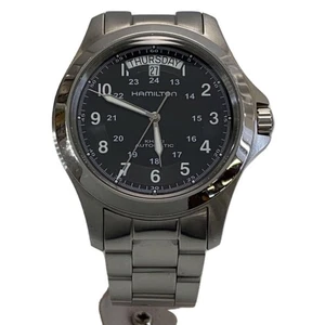 HAMILTON Automatic Analog Black Silver Watch H644550 Used - Picture 1 of 5