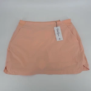 Walter Hagen Mujer 16” Ligero Core Golf Skort Melocotón Pelusa Talla L Nuevo con Etiquetas - Imagen 1 de 7