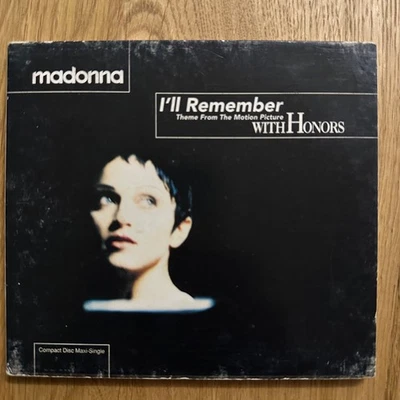 Madonna - I'LL REMEMBER - CD Maxi-Single - TAIWAN (Digipak) - Image 1 of 3
