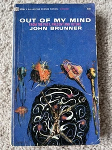 Out of my Mind by John Brunner 1967 Ballantine 1st Printing Paperback Vtg PB - Imagen 1 de 5