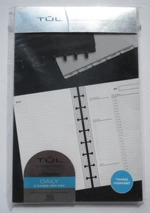 TUL Custom Notizsystem Discbound Weekly Timed Format 2pages Per Week - Bild 1 von 2