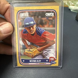 2024 Onyx Vintage Wehiwa Aloy Gold #'d /150 - Picture 1 of 2