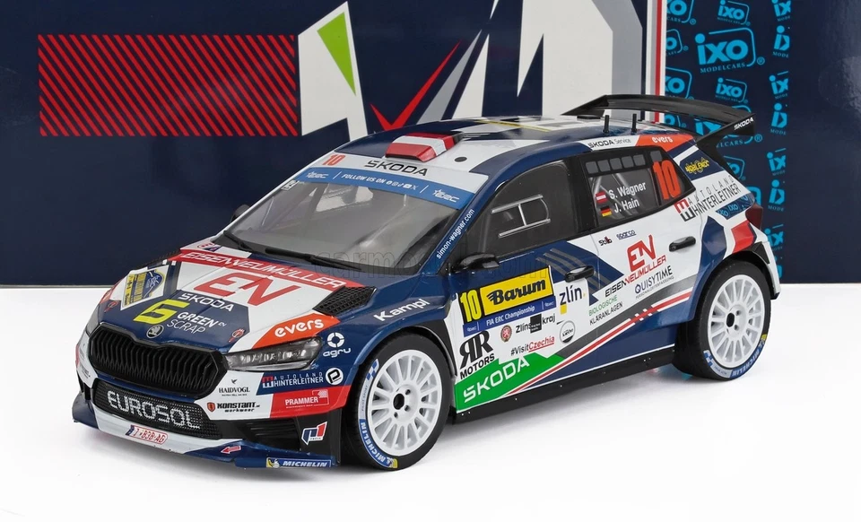 1/18 IXO-MODELS - SKODA - FABIA RALLY2 EVO TEAM EUROSOL RACING 18RMC221.22 - Immagine 1 di 1
