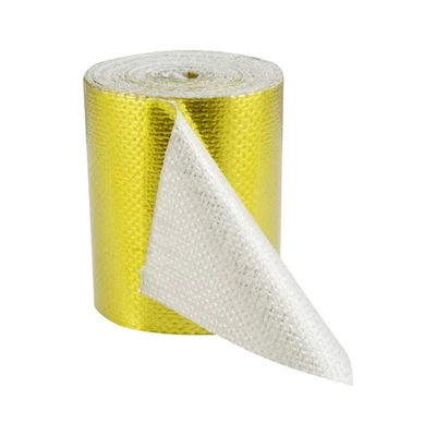 5m x 50mm Hitzeschutz Band selbstklebend Gold Tape Klebeband reflektierend 450°C - Bild 1 von 4