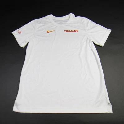 USC Trojans Nike Short Sleeve Shirt Men's White Used - Image 1 of 4