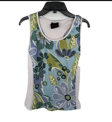 SHEILA MOON Womens Sz Medium Sleeveless  Jersey Cycling EUC                  c3 - Image 1 of 4