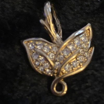 Collar Swarovski Colgante Dije Soporte Tono Dorado, Cristal Foto 1 de 2