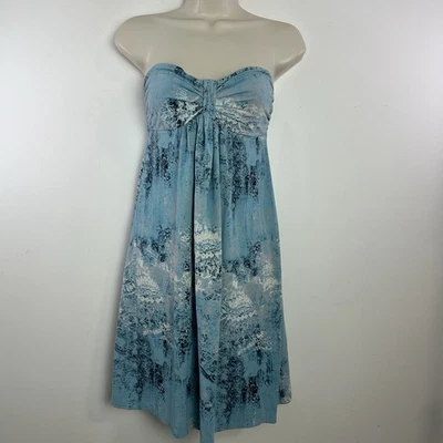 Vestido Mudd Babydoll Sin Tirantes Para Mujer M De Colección Y2K Vaquera Costa Occidental Ecléctico Foto 1 de 4