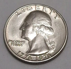 1975-1976 P Bicentennial Washington Quarter Drummer Boy πΊπΈ DB877 - Picture 1 of 2