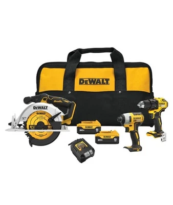 DeWALT DCK330P2 20V MAX 3-Tool Combo Kit /FREE SHIPPING ✅🚚 - Image 1 of 3
