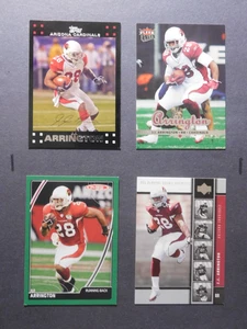 J.J. Arrington 4 Card Lot W/ROOKIES!! - Picture 1 of 2