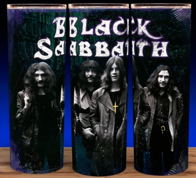Black Sabbath Ozzy Osbourne Metal Cup Mug Tumbler 20oz - Image 1 of 3