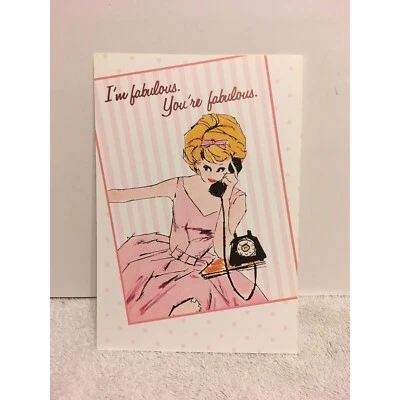 I'm Fabulous, You're Fabulous Greeting Card Happy Birthday Sister with Envelope - Image 1 of 2