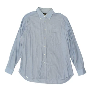 Fendi Mens Blue Button Down Collar Shirt | Vintage High End Designer Formal VTG - Picture 1 of 4