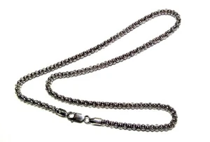 Sterling Silver Popcorn Chain 15.5'' long 3.56mm wide 6.5g Signed - Picture 1 of 7