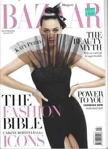KATY PERRY HARPER'S BAZAAR MAGAZINE AUSTRALIA SEPTEMBER 2015 - Picture 1 of 3