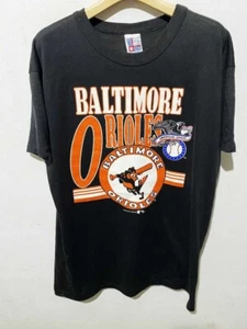 Vintage Vintage 90s Baltimore Orioles Shirt Black Reprint AN43726 - Picture 1 of 2