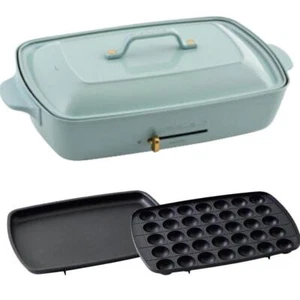 BOE026-BGY BRUNO Hot Plate Grande Size Body Plate 4 Types Blue Gray AC100V JAPAN - Picture 1 of 6