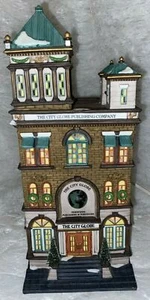 DEPT 56 Christmas in the City 12" City Globe Publishing Company 1997 - As Is - Bild 1 von 7