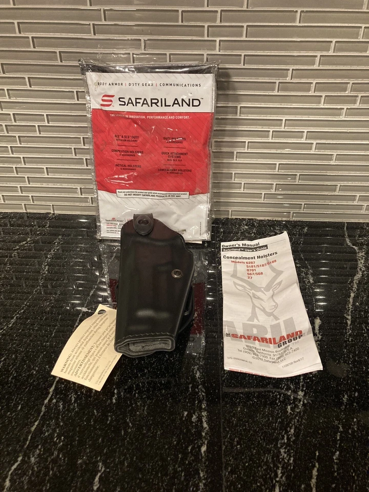 Safariland 6287 SLS Belt Slide Concealment Duty Holster Left for Beretta 92d 4.9