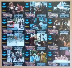 Back To the Future II ORIGINAL Spanish '89 LOBBY CARD SET Michael J Fox 12 cards - Foto 1 di 6