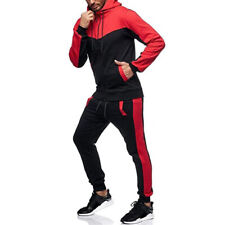 Mens Sets Jogging Suit Sportswear Casual Tracksuit Gym Sweat Suit Sportswear ...