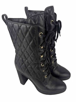 Tods Ladies Gomma Quilted Leather Platform Boots Size 4.5 RRP £575 - Image 1 of 4