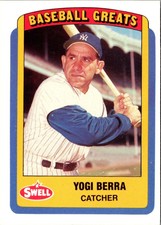 1990 Swell Baseball Greats Yogi Berra #105 New York Yankees