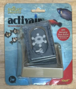 Activair Fish Tank Aquarium Pirate Treasure Chest w/ Air-Actuated Swinging Door - Picture 1 of 2