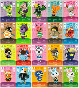 Animal Crossing/Amiibo Cards/Series 3/No. 201-300/EU Version/NEW/ORIGINAL 