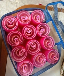 PINK hair rollers 36 piece set - Picture 1 of 3