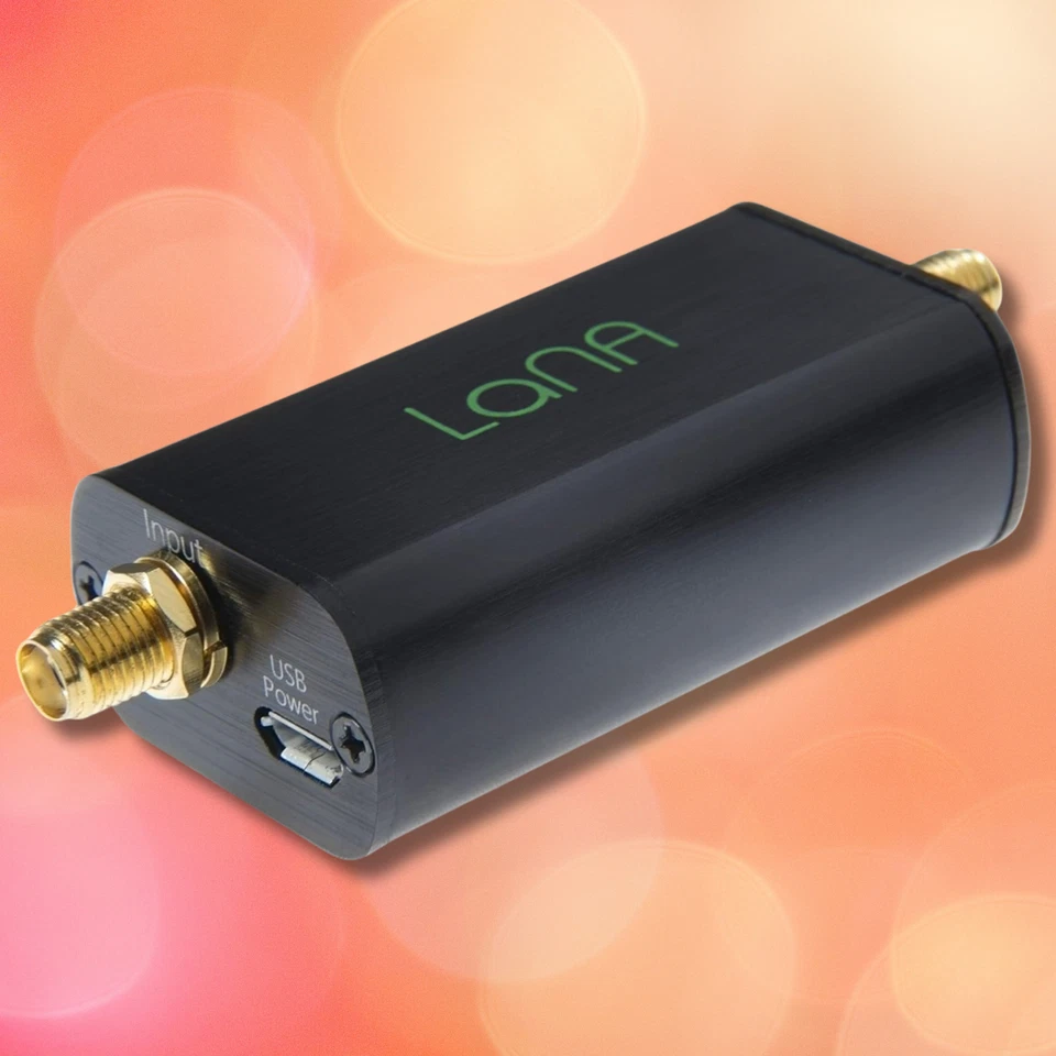 LaNA - Módulo amplificador de ruido ultra bajo (LNA) de banda ancha 20 MHz-4 GHz venta al por menor Foto 1 de 4