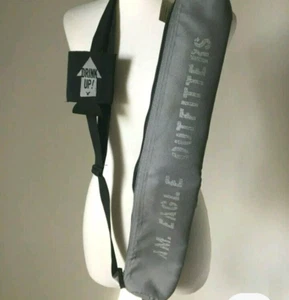 American Eagle Cooler Party Pack Sling Bag 5 Can Adjustable Strap Gray - Picture 1 of 4