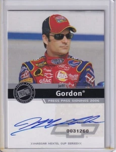 Jeff Gordon Autograph 02/50 Silver 2006 Press Pass Signings Autograph - Picture 1 of 2