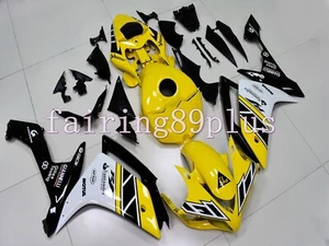Yellow White Black ABS Injection Fairing Kit Fit for 2007 2008 YZF R1 - Picture 1 of 7