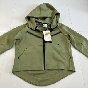 Nike Sportswear Tech Fleece CZ2570 Full Zip Hoodie Big Kids Girls Children Small - Picture 1 of 8