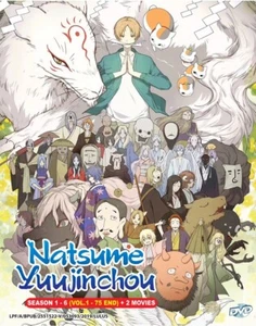 DVD Anime Natsume Yuujinchou Season 1-6 Series (1-75 End) + 2 Movies English SUB - Picture 1 of 3