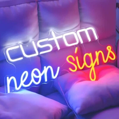 Letrero de Neón Personalizado Personalizado Vintage LED Luz de Neón Hombre Cueva y Cerveza Bar Decoración Foto 1 de 4