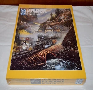 FX Schmid 1000pc Puzzle SILVER BELLE RUN Railroad Train MIning Ted Blaylock HS7 - Picture 1 of 6