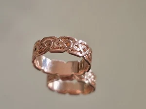 Size 12 Celtic Knot Copper Ring By Peter Stone Jewelry. - Picture 1 of 3
