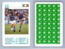Italy - World Cup Football Waddingtons Super Top Trumps Card