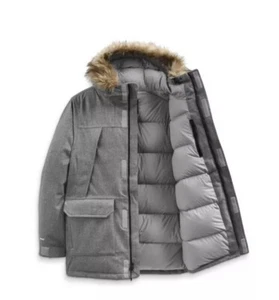The North Face Neuheit McMurdo grau daunen Parka 600 Jacke Herren Größe XL neu 450 $ - Bild 1 von 7