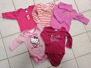 Topomini Hello Kitty Pusblu Baby Unterwäsche Body Paket Gr. 62/68 - Bild 1 von 3