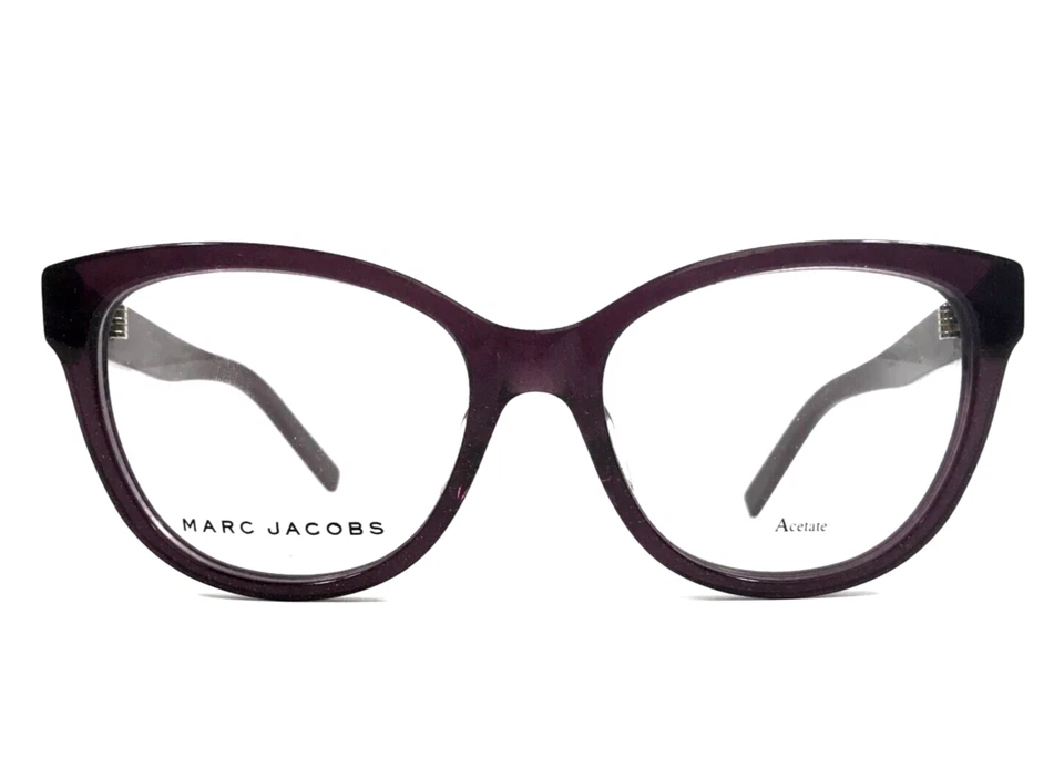 Armações de óculos Marc Jacobs 115 OBC olho de gato violeta borgonha aro completo 53-17-135 - Imagem 1 de 4