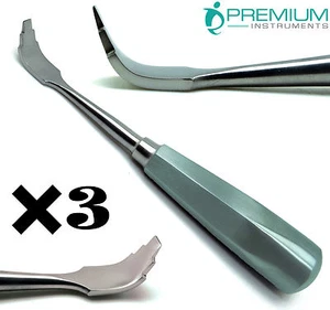 3× Dental Surgical Elevators 6.5" Christensen Crown Remover 90° Extraction Tools - Picture 1 of 5