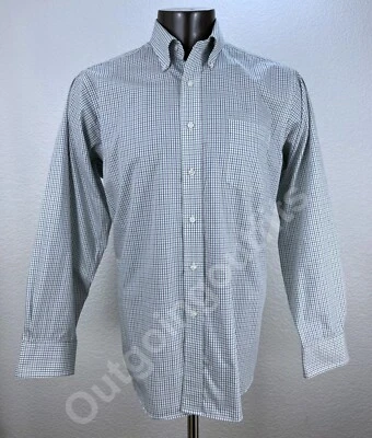 G.H. Bass & Co. Regular Fit Premium Poplin Men's Wrinkle Free Shirt 16-16 1/2 L - Image 1 of 4